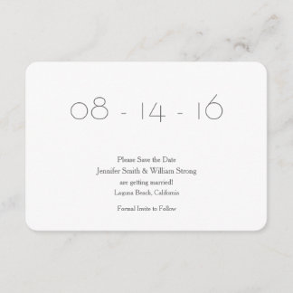 Save the Date Announcement