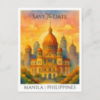 Save the Date Announcement Manila Philippines