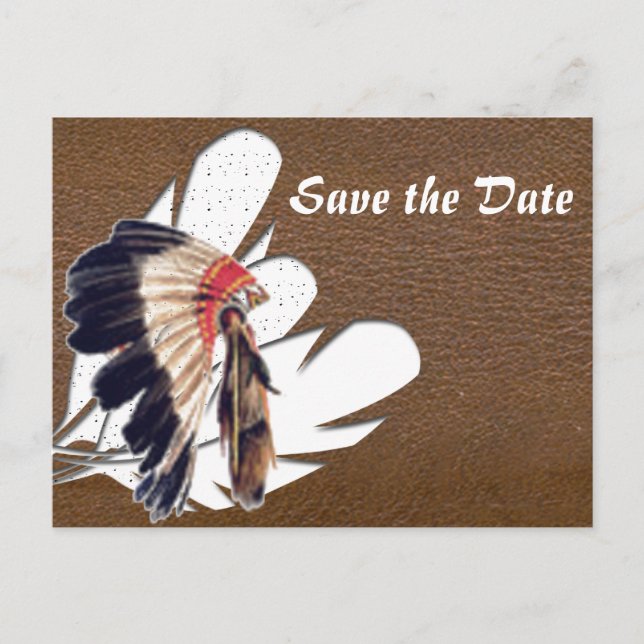 Save The Date Announcement Postcard (Front)