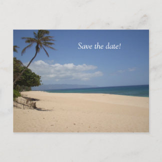 Save the date! announcement postcard