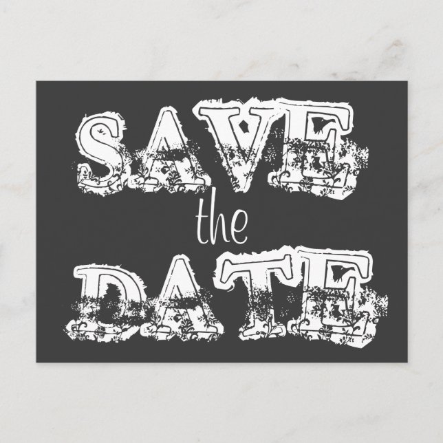 Save the Date Announcement Postcard (Front)