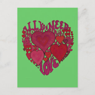 save the date announcement postcard