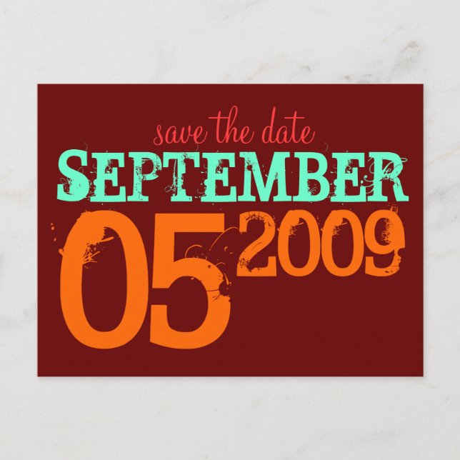 Save the Date Announcement Postcard (Front)