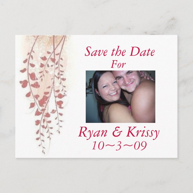 Save the Date Announcement Postcard (Front)