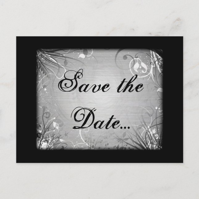 Save the Date... Announcement Postcard (Front)