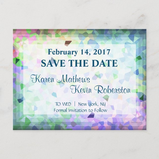 Save the Date Announcement Postcard (Front)