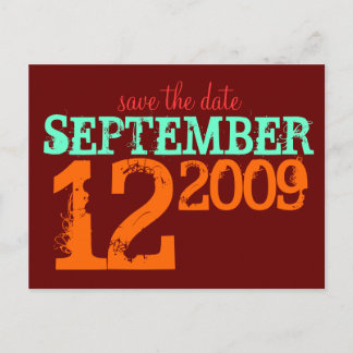 Save the Date Announcement Postcard