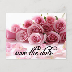 save the date announcement postcard