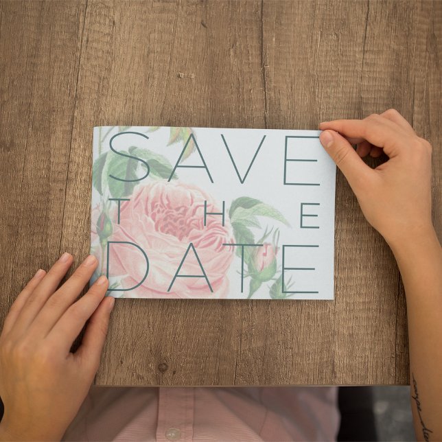 Save the Date Announcement Postcard Template (Save the Date Announcement Postcard Template)