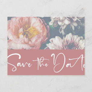 Save the Date Announcement Postcard Template