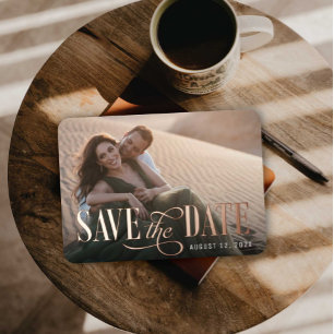 Save the Date Announcement Real Foil Headline