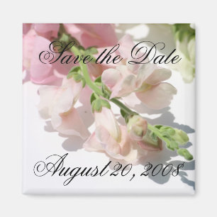 Save the Date Announcement Snapdragon Magnet