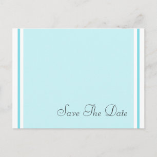 Save The Date Aqua Teal Postcards