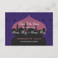 Save The Date Arabian Nights Wedding Invites