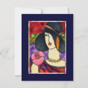 Save the Date Art Deco Vivid Vivian