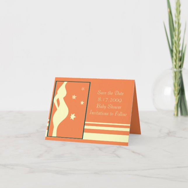 Save the Date Baby Shower Card - Customised (Front)