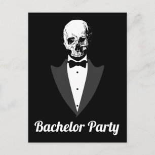 Save The Date Bachelor Party Announcement Postcard