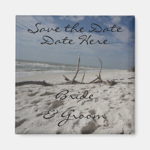 Save the Date Beach Magnet