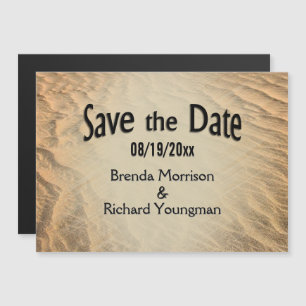 Save the Date Beach Magnetic Invitation
