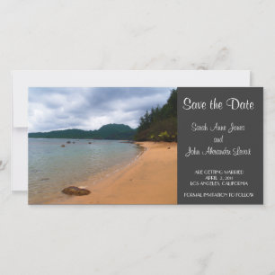 Save the Date Beach Photocard