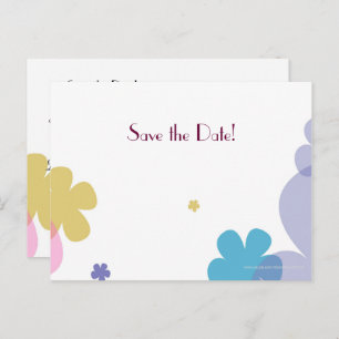 Save the Date Birthday Party Announcement Postcard