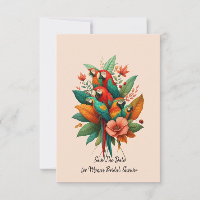 Save the Date Bridal Shower Invitation (Front)