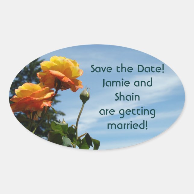 Save the Date! Bride Groom getting married seals (Front)