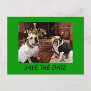 SAVE THE DATE Bulldogs Announcement Postcard