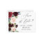 Save the Date Burgundy Maroon Blush Navy Floral