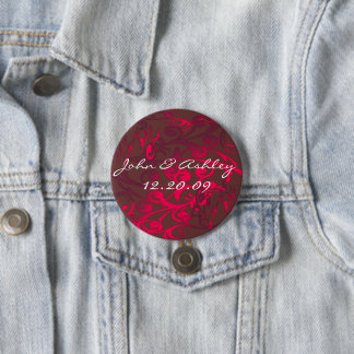 Save the Date Buttons,Stickers and Magnet 7.5 Cm Round Badge
