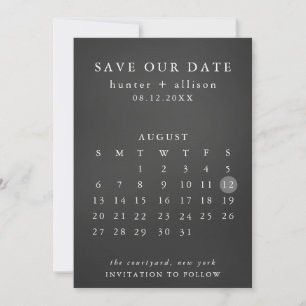 Save The Date Calendar