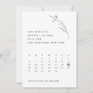 Save The Date Calendar