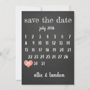 Save The Date Calendar