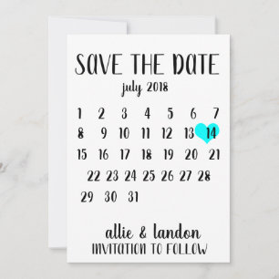 Save The Date Calendar