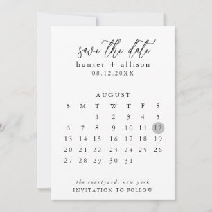 Save The Date Calendar