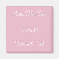 Save The Date Cameo Pink