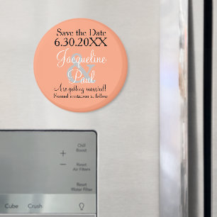 Save the Date Cantaloupe Magnets