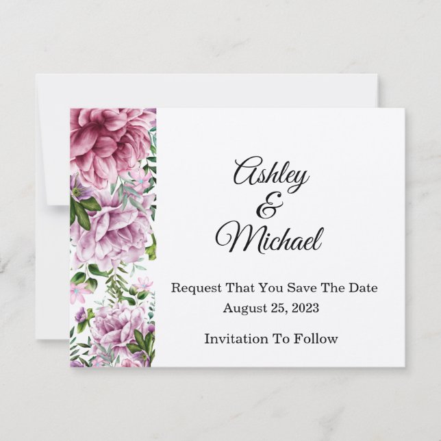 Save The Date Card (Front)