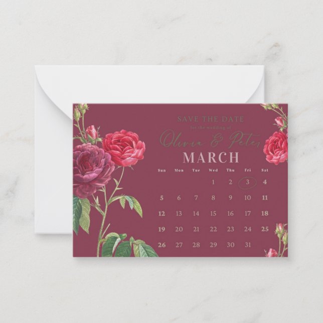 Save The Date Card (Front)