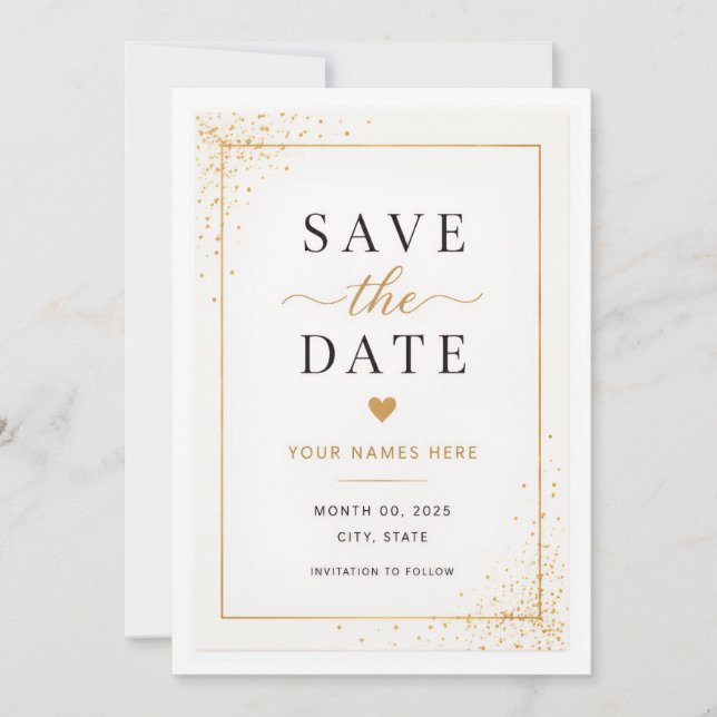 Save the Date Card (Front)