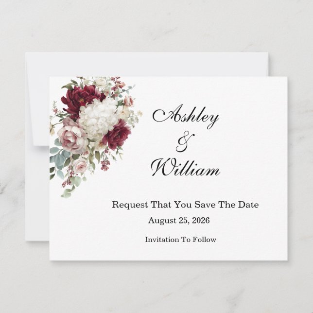 Save The Date Card (Front)