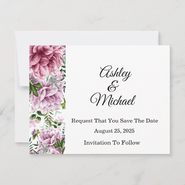 Save The Date Card (Front)