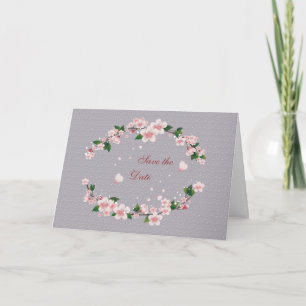 Save the date Card - Cherry Blossom