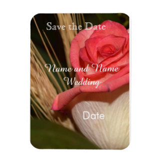Save the date card magnet