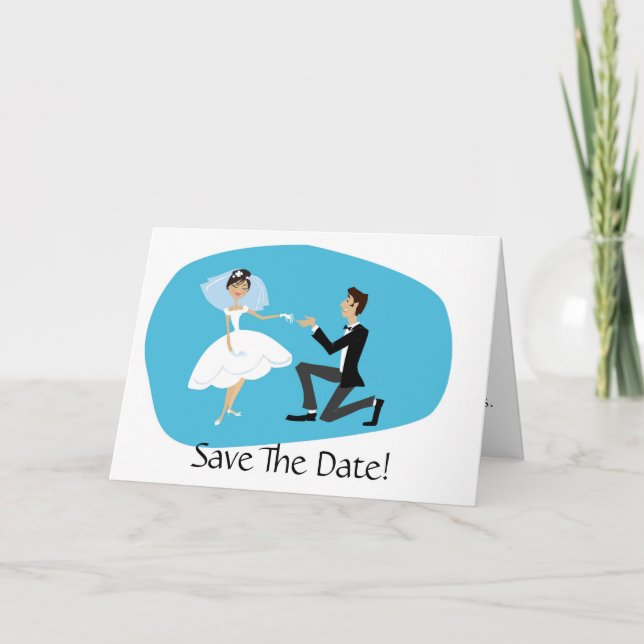 Save the Date Card Wedding Accessory (Front)