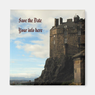 Save the Date Castle Magnet