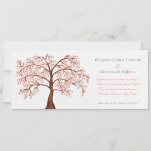 Save the Date Cherry Blossom Sakura Announcement