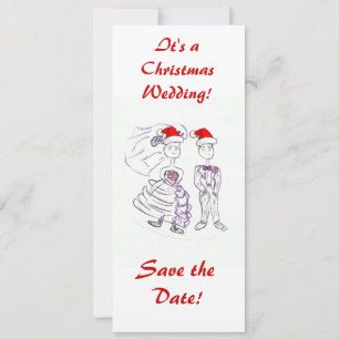 Save the Date/Christmas Wedding Date