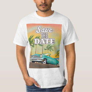 Save the Date Classic car  T-Shirt