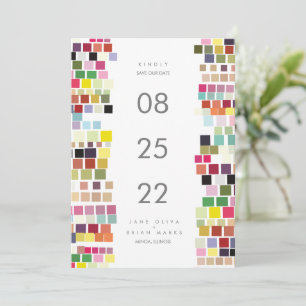 Save the Date   Colour Bazaar Invitation